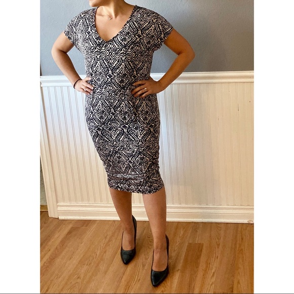 i JEANS BY BUFFALO TRIBAL MAZE DRESS SZ M 🖤 - Picture 4 of 8
